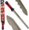 IMJ-Global Coltello per Materiali Isolanti | a Doppio Taglio | Lama Seghettata Ondulata 28 cm | Lunghezza Totale 42 cm | Manico Antiscivolo | per Polistirolo Lana Schiuma Isolante