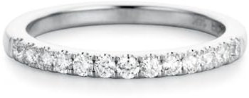 Wycian Vintage Ringe Wasserfest, Verlobungsring Platin 9 Karat Weißgold 9K 1.85Mm Größe 45 (14.3) Moissanit Rundschliff Weiß Gravur Für Jahrestag