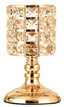 CVNIMV Kandelaber Kerzenständer Europäischer Kristall Kerzenständer Hochzeit Luxus Candlelight Dinner Kerzenständer Metall Home Tischdekoration Ornamente Kerzenständer Kerzenst