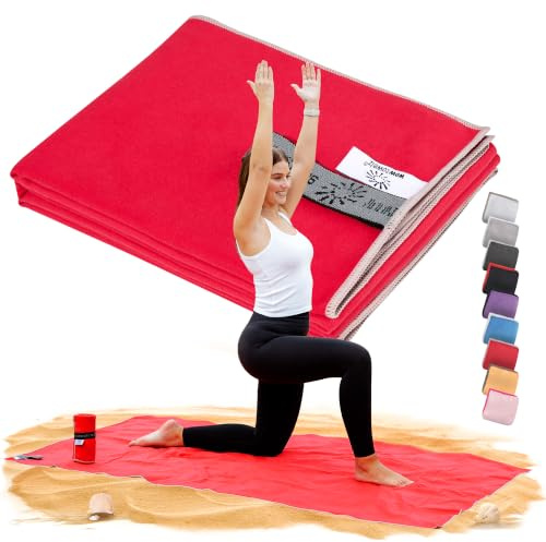 Wowtowelz kompaktes Mikrofaser Handtuch, Reisehandtuch, Sport- Fitnesshandtuch, Strand- Badetuch, leicht u. schnelltrocknend,