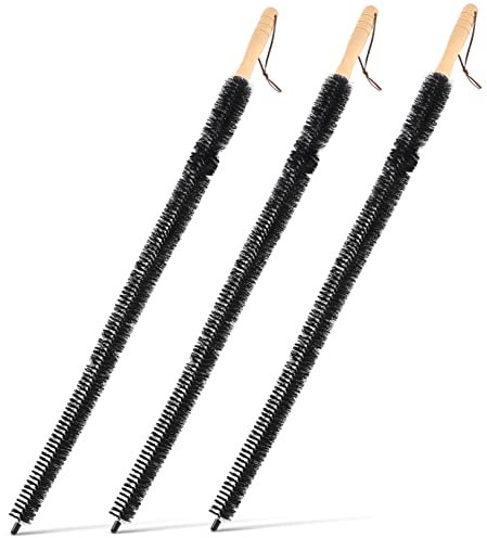 NULYLU 3 Pcs Radiator Cleaner Brush Long Handle 74cm Multipurpose Radiator Duster Lint Remover Brush for Home and Appliance Cleaning