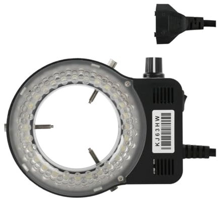 Microscope Observation Adjustable 6500K 56 LED Ring Light Lamp For Industry Video Stereo Microscope Lens