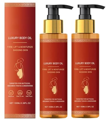 Magical Luxury Body Oil, 2 Stück Glow Remedy Oil Strafft Und Hebt Schlaffe Haut, Glow Straff Magic Körperöl for Body