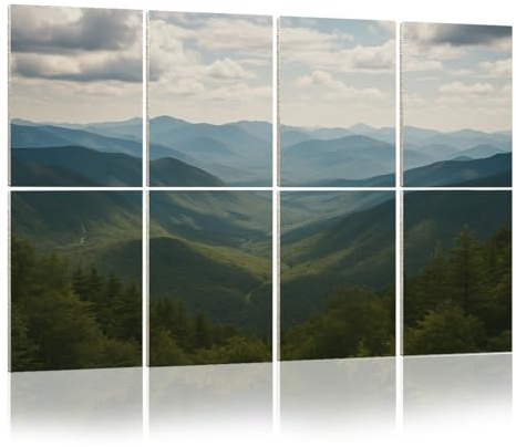 8 Pack Acoustic Foam Panels Sound Proofing new hampshire mountain view beautiful heaven pictures royalty Acoustic Wall Panel Soundproofing for Livingroom Nursery Room 120x80cm Home Decor