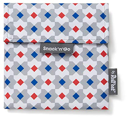 Roll'eat ®Snack'n'Go Tiles | Wiederverwendbarer und Ökologischer Snackhalter ohne BPA, Eixample