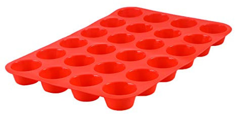 DOITOOL Teglia Silicone Per Cupcake Stampo Per Muffin Teglia Per Dolci Rotonda Facile Da Pulire Resistente Antiaderente
