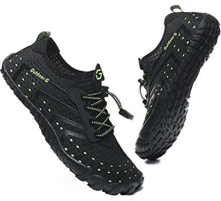 Hanani Chaussures Aquatiques pour Homme et Femme Séchage Rapide Chaussures de Surf Chaussures de plongée Légères Chaussons de Nager Aqua Water Shoes Unisexe Antidérapant