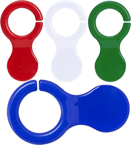 Generico Stock di 3/5/10/100 Pezzi GETTONI UNIVERSALE per Carrello della SPESA Portachiavi Porta Chiavi 1 EURO Iper LOTTO (5)