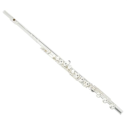 Professionelles Flöteninstrument Mit Offener C-Taste, 17 Tasten Und Weißem Kupfer, Versilbert, Mit Box Querflöte für Anfänger