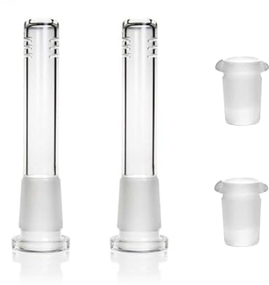 AGD LIGHTS 14mm Female 18mm Male Glass Bowl Smoking Bowl Slider Bowl Set (4Pcs)