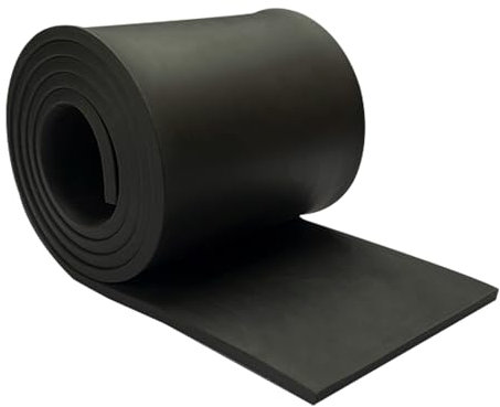 Gummistreifen 3mm Gummimatte 10 cm x 1 m Gummi Streifen Hartgummi Vollgummi Schürfleiste rutschfest Isolierend Ideal Für Den Einsatz Als Schutz Bei Industriellen Garagenanwendungen (100 * 3mm*1m)