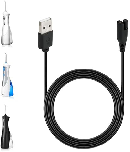 Water Flosser Chargers Compatible with Waterpik Models, Replacement USB Charging Cable for GS8-1 WP360 WP360W WP440 WP462 WP465 WP462W WP450 WP450W WF13 WP100