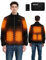 LUXHOMY Beheizbare Jacke Herren mit Akku, Fleece Heizjacke Herren Damen mit 16000mAh Powerbank, Langarm Wärmejacke Beheizte Jacke Weste Winter Wärme Jacke mit Heizung, 7 Heizzonen und 3 Temperaturen