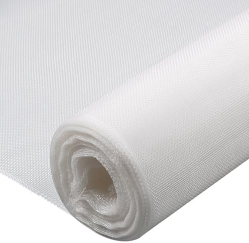 Weriirew Filtro a Maglie di Nylon per Uso Alimentare 260 Maglie 55 Micron, Filtro a Maglie Fini per Cucina, Preparazione, Cottura, Succo di soia, 1 x 1 Metro