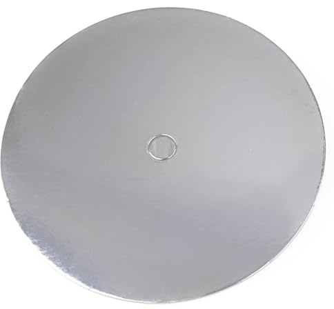 LOYAL Base para Tartas Redonda Perforada Plateada 15 cm – Pack de 10 Bases de Cartón Redondas para Tartas de Varias Capas, Cumpleaños y Bodas – 15 cm | Plato redondo para tartas, reutilizable, base para tartas y pasteles, de alta calidad