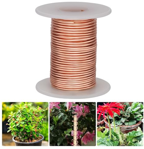 Filo di Rame, Filo Rame Puro Nudo per Gioielli, Elettrocoltura, Spessore 16 (1,3 mm), 10 Metri