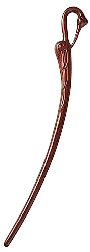 SHERCHPRY Baguettes à Cheveux En Bois Rouge De Petit Taille Minimalistes Pour Femmes Filles Accessoires Pour Chignon Usage Quotidien Fête