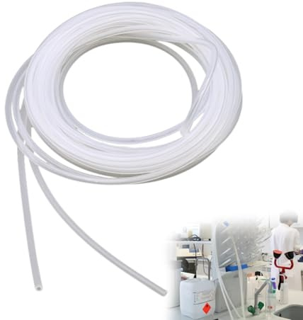 Hochtemperaturbeständiger Silikonschlauch Flexible Leitung Mit 1mm Innendurchmesser Und 2mm Außendurchmesser 3 Meter Länge Transparente Silikonschlauch Für Vielseitige Anwendungen in Der Industrie