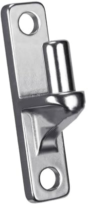 1/2/4 Pcs Portable Heavy Duty Wall Plate Hinges Outdoor Chain Link Fence Gate Stainless Steel Material Coating Outdoor Fence Gate Hinges