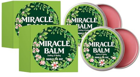 Miracle Balm for Swollen Legs and Veins - Soothing, Relaxing and Soothing Herbal Formula with Marigold for Back, Hands, Feet and Body