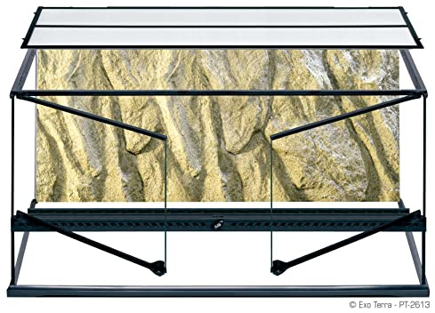 EXO TERRA Terrario Grande Wide de 182 L, 90 x 45 x 45 cm