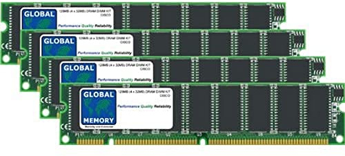 128MB (4 x 32MB) DRAM DIMM Memoria RAM Kit para Cisco 12000 Series ROUTERS GSR LÍNEA DE Tarjeta del Motor 0, 1 & 2 (MEM-LC-PKT-128)