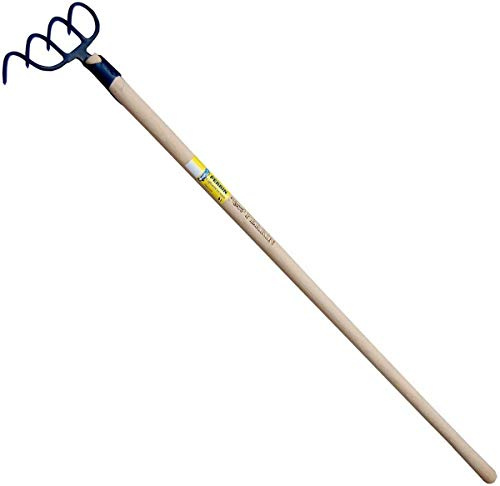 Outils Perrin Croc à Fumier Courte Emmanché Droit 135, 4 Dents, 14cm Largeur