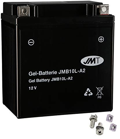 YB10L-A2 JMT Gel Batterie für XV 125 N Virago 80 kmh Baujahr 1997-2000