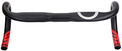 VGEBY1Manubrio Bici da Corsa, Manubrio da Mountain Bike, Manubrio Drop Bar Manico Ultralight Pieghevole in Lega di Alluminio Extra Lunga per Bici da Corsa su Strada