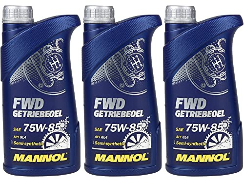 QR-Parts Set 85447197 MN8101-1 3x1 Liter Original MANNOL Getriebeöl FWD Getriebeoel 75W-85 API GL 4