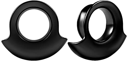 Vankula Ohr Tunnel 1 Paar Saddles Flesh Plugs Dreieck Edelstahl für männer damen Ohrpiercing Gestreckte Schmuck 8mm bis 19mm