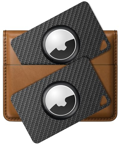 2er Pack Kartenhalter für Geldbörse Stouchi, Kohlefaser Karte in Kreditkartengröße, 6g Ultraleicht Card für portmonee, Ultraleichte Halter Kompatibel für Geldbörsen