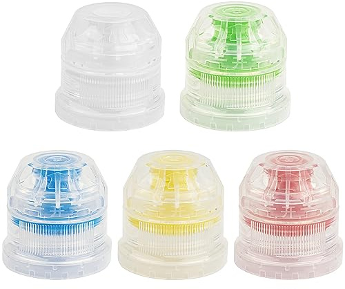 Amviner 30PCS 28mm Push Pull Cap, Replacement Water Bottle Flip Tops with Seal Tab for Smart Bottles or Soda Water Bottles