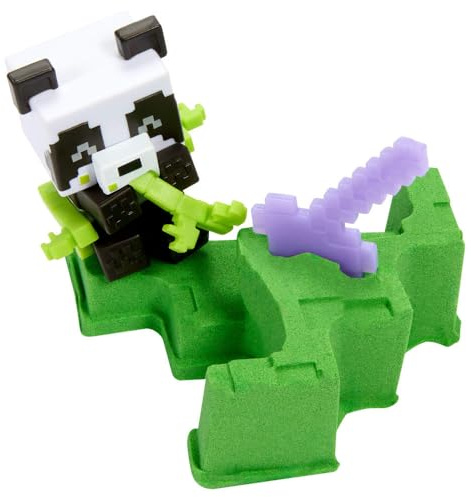 Minecraft Vanilla Mini Mining Panda Actionfigur für Kinder ab 6 Jahren