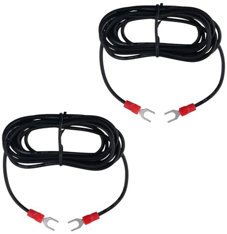 NQEUEPN 2pcs Phonograph Turntable Ground Wire, 5ft Turntable Grounding Wire Phono Ground Cable for Magnetic Cartridge Turntables