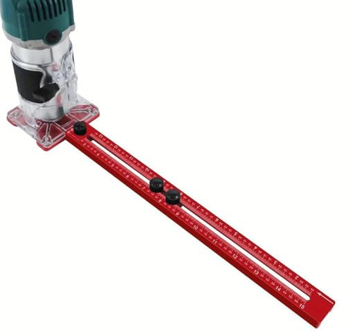 Support pour rainures de fraisage pour défonceuses – Dispositif de | fraisage du bois, machine à découper, planche à rabat, d'insertion multifonctionnelle, guide de fraisage avancé pour plus