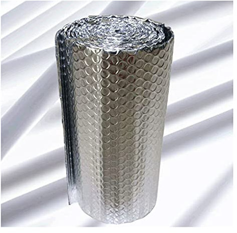 Isolierfolie Dämmfolie Isolierfolie, Dampfsperre, reflektierende Isolierung, Wärmebarriere, Garagentor, Isolierungsset für Wand, Boden, Dach, Dachboden, Wohnwagen, wärmereflektierender Reflektor, Luf