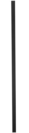 Deckorators Lot de 10 balustres en aluminium texturé noir 66 cm