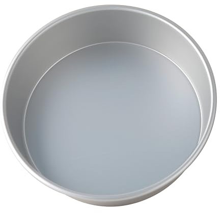 KAMBERG – Molde redondo para tartas, 30 x 8,5 cm, aluminio anodizado, plateado