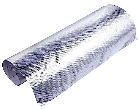 OUNONA Aluminum Foil Tape Self-adhesive Silver Heat Cover Protection Cloth for Insulation Aluminum Foil Tapes for Diy Projects and Home Repair