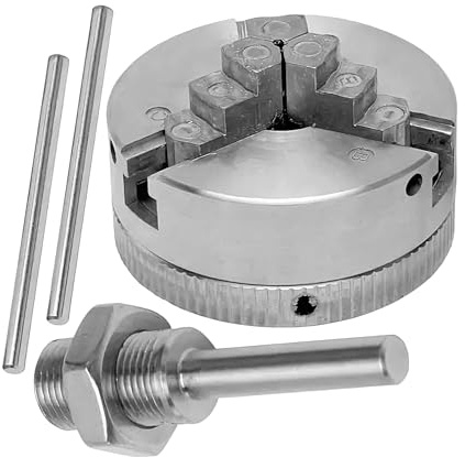 Portabrocas de torno, mandril de torno de madera, accesorios de piezas de precisión, equipo de taladro, autocentrado para reparación industrial, taller, educación aficionada