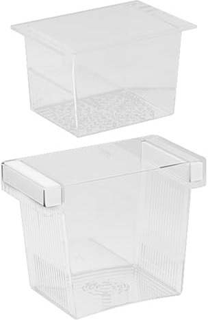 Fish Breeding Box | Aquarium Fry Separator | Nursery Divider and Safe Acclimatization of Guppy Eggs of Betta Shrimp and Fry with Hunting Room