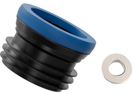 Anneaux d'étanchéité flexibles pour toilettes sans fuite, multi-usages, fixation rapide pour toilettes familiales, anneaux d'étanchéité solides