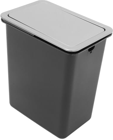 TOYANDONA Cubo De Basura Con Tapa Empotrada Tapa Abatible Para Interiores Empotrada Para Encimera Para Cubo Para Baño