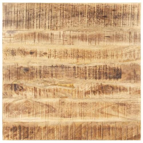 Frdhee Mesa de repuesto para muebles, tablero de madera maciza de mango 15-16 mm, 60 x 60 cm, para mesa de jardín, mesa alta y sofá