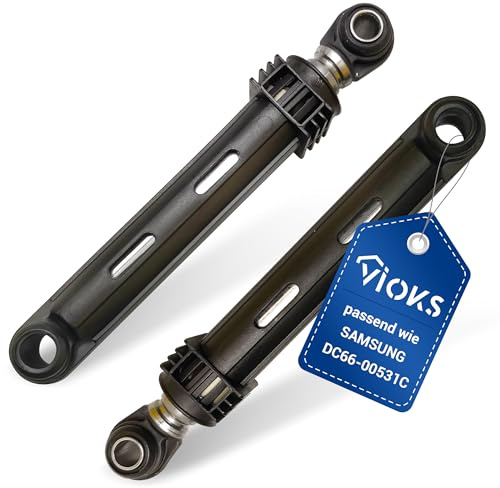 VIOKS 2x Amortisseurs Machine À Laver 80N Remplacement Pour Samsung DC66-00531C DC6600531C DC66-00343D DC66-00421B Amortisseur De Vibrations Amortissеur De Frottement Pour Machine À Laver