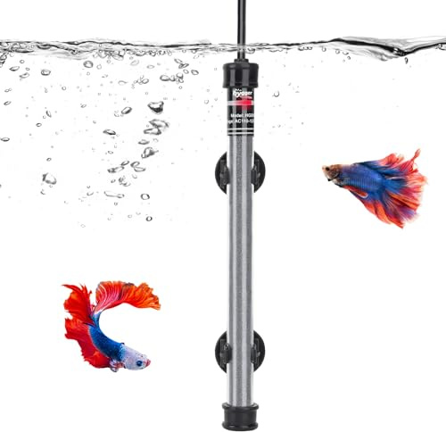 hygger 100W Submersible Aquarium Heater with Temperature Controller | Digital LED Display Small Aquarium Fish Tank Heater for Freshwater Saltwater up to 40-80L
