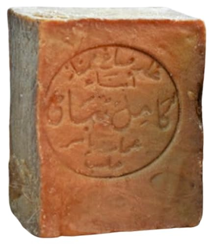 Aleppo Seife 60%-40% - mit Olivenöl 60% & Lorbeeröl 40% - Naturseife – Haarseife, Gesichtsseife & Körperseife – Vegan, Palmölfrei, Ohne Künstlichen Duftstoffe – Traditionelle Seife für Haut & Haare