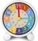 Réveil Numérique Enfants sans Tic-tac, Réveil pour Enfants, Réveil numérique pour Enfant, Réveil éducatif, Réveil d'apprentissage Silencieux Horloge Enfants Réveil Analogique pour Garçons et Filles
