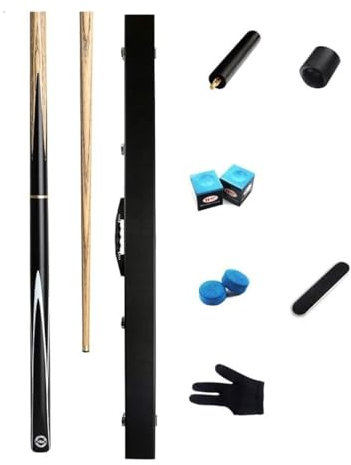 Pool Cue Billard Queue 57 Zoll 18 Unzen personalisierter Snooker-Queue-Koffer mit 3/4-Gelenk, leicht zu halten, leicht zu tragen, Billardliebhaber WEWYQSJXBXF-4122(Color:C,Size